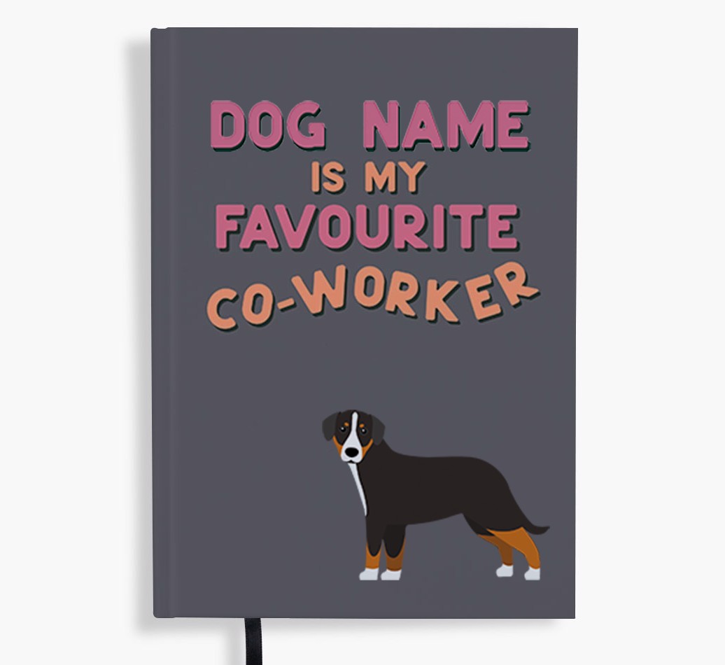 Favourite Co-Worker: Personalised {breedFullName} Notebook