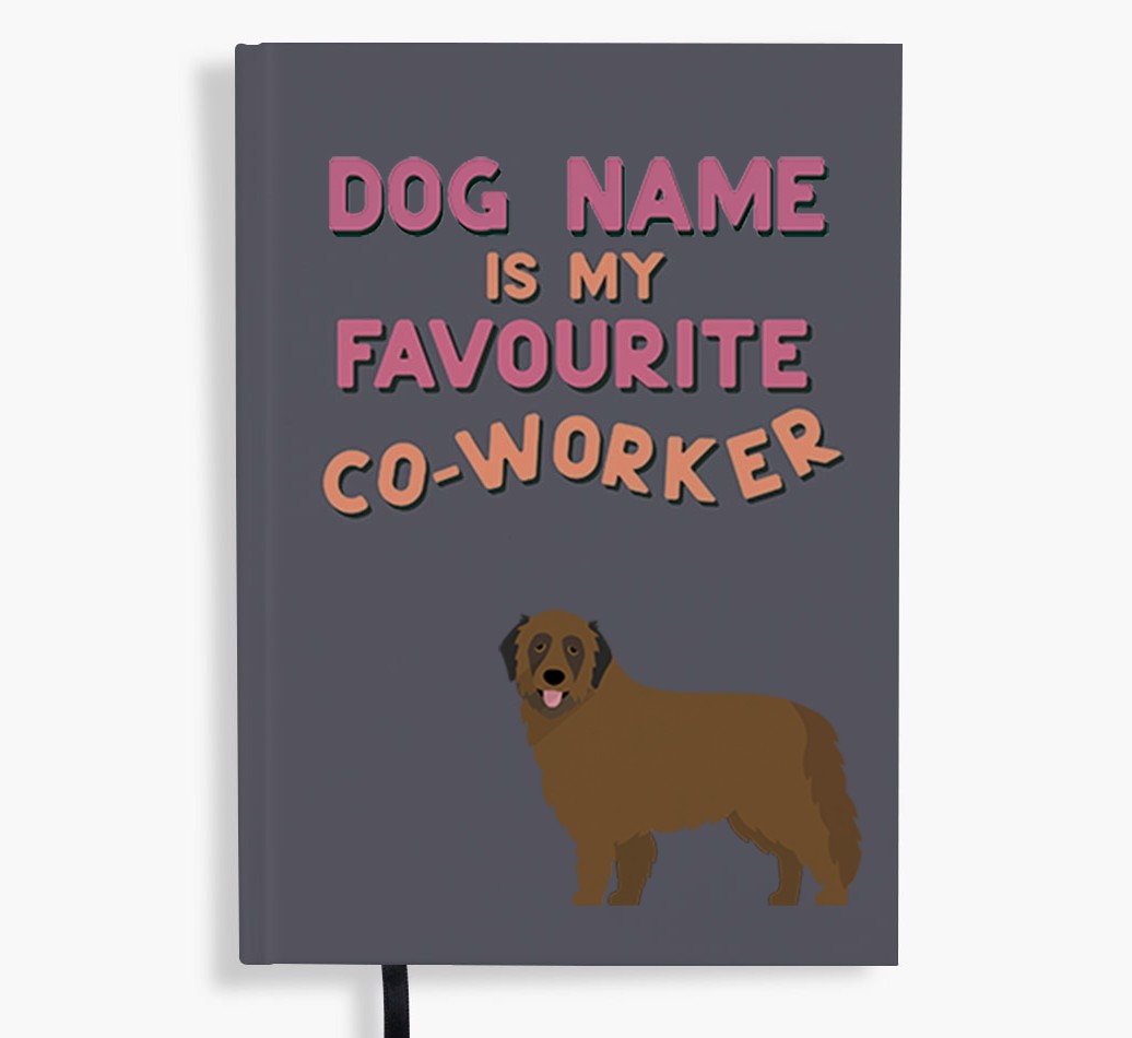 Favourite Co-Worker: Personalised {breedFullName} Notebook