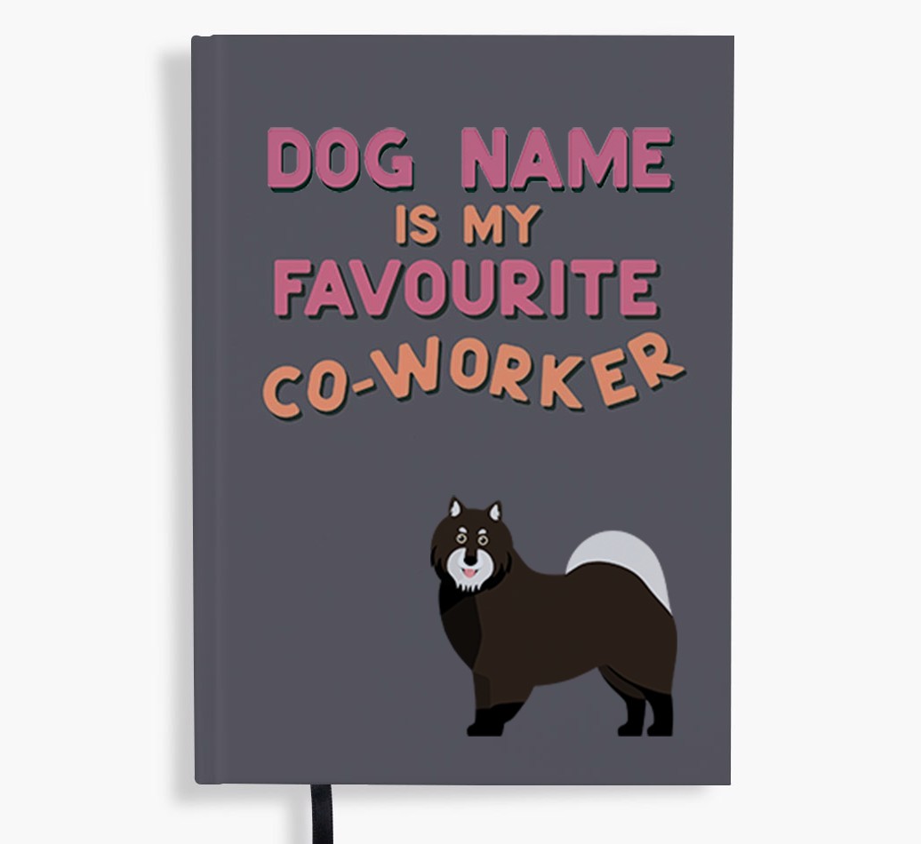 Favourite Co-Worker: Personalised {breedFullName} Notebook