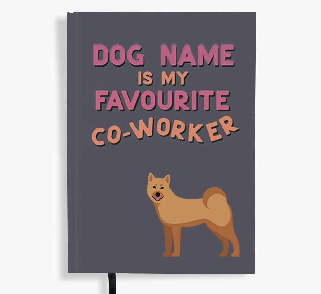 Favourite Co-Worker: Personalised {breedFullName} Notebook