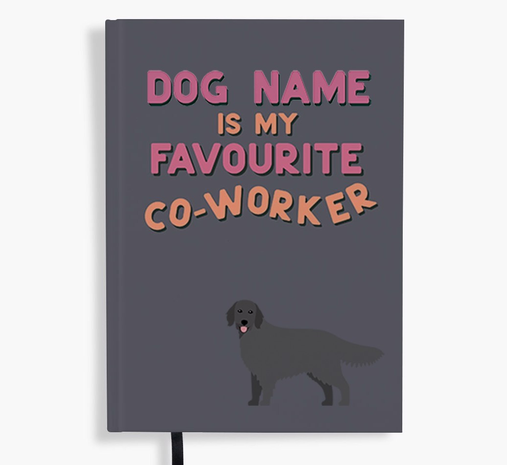 Favourite Co-Worker: Personalised {breedFullName} Notebook