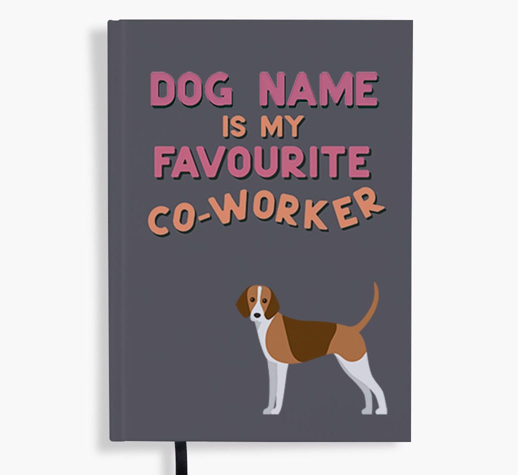 Favourite Co-Worker: Personalised {breedFullName} Notebook