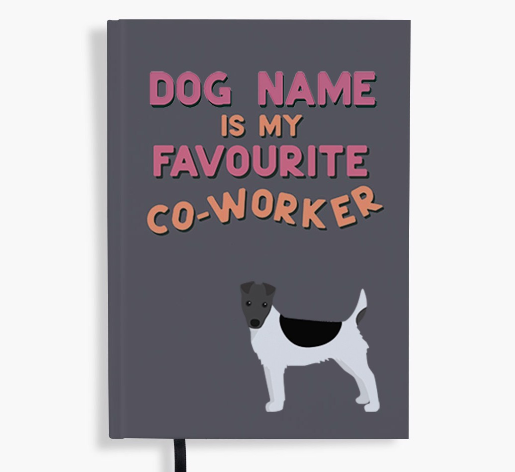 Favourite Co-Worker: Personalised {breedFullName} Notebook