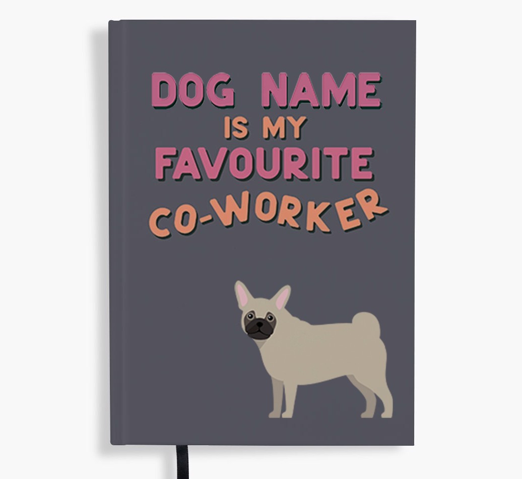Favourite Co-Worker: Personalised {breedFullName} Notebook