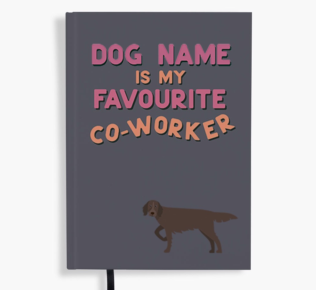 Favourite Co-Worker: Personalised {breedFullName} Notebook