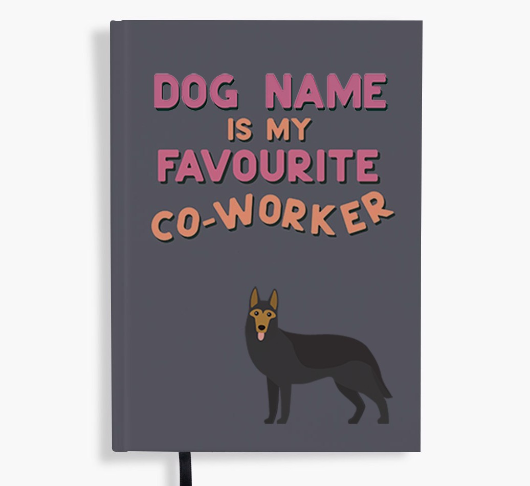 Favourite Co-Worker: Personalised {breedFullName} Notebook