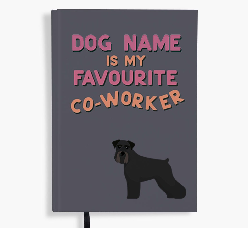 Favourite Co-Worker: Personalised {breedFullName} Notebook