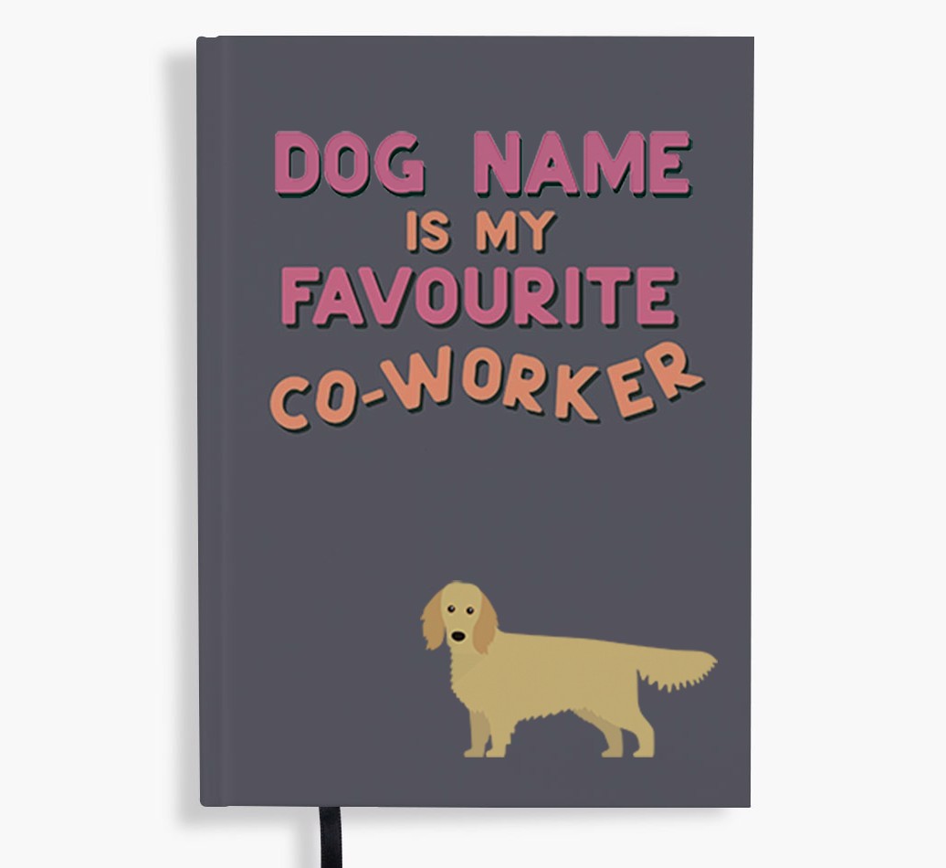 Favourite Co-Worker: Personalised {breedFullName} Notebook