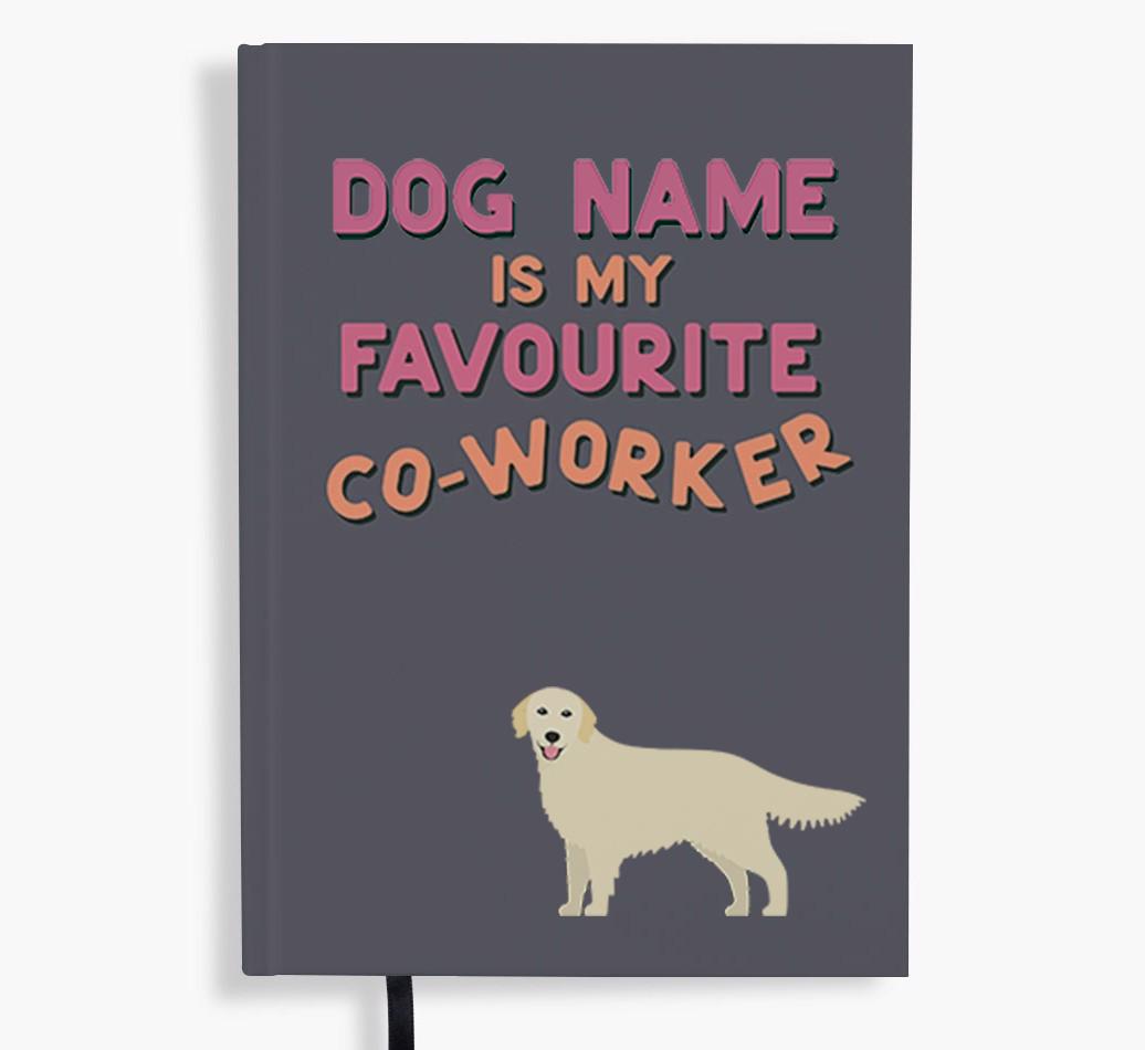 Favorite Co-Worker: Personalized {breedFullName} Notebook
