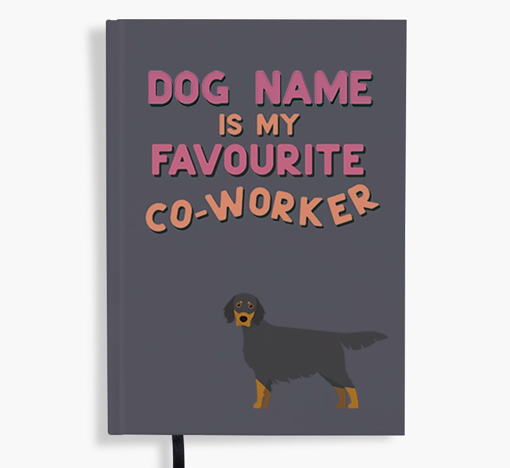 Favourite Co-Worker: Personalised {breedFullName} Notebook