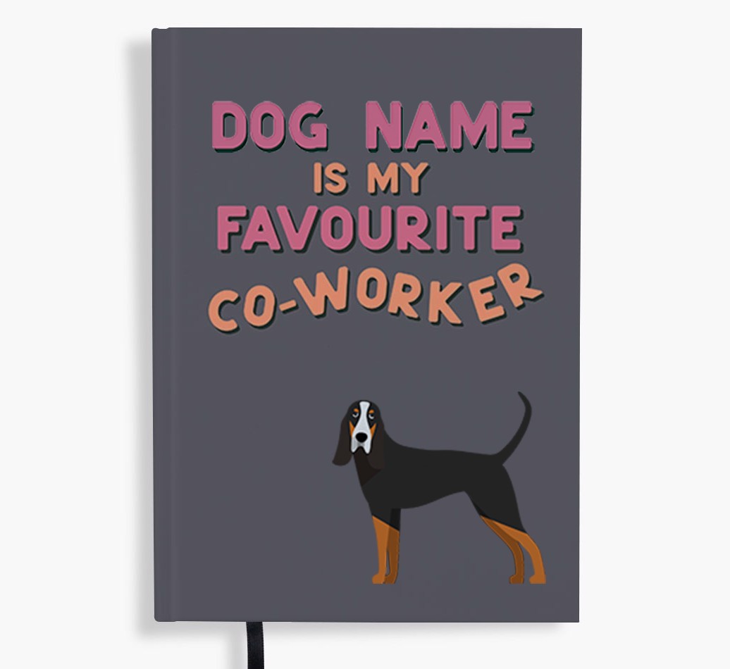 Favourite Co-Worker: Personalised {breedFullName} Notebook