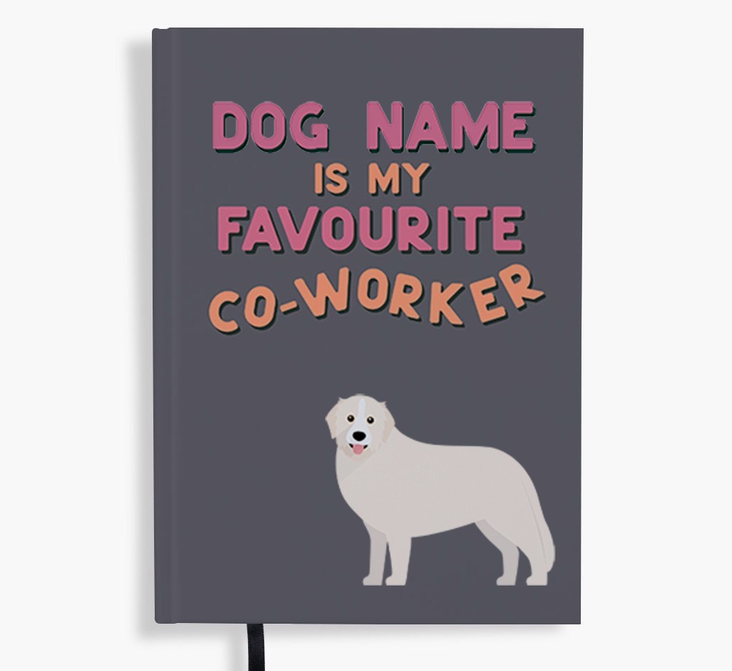 Favourite Co-Worker: Personalised {breedFullName} Notebook