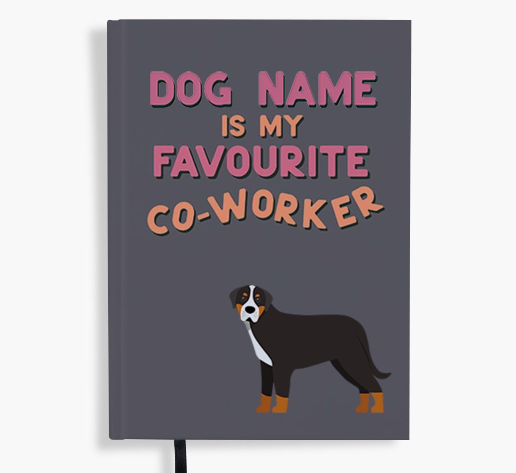 Favourite Co-Worker: Personalised {breedFullName} Notebook