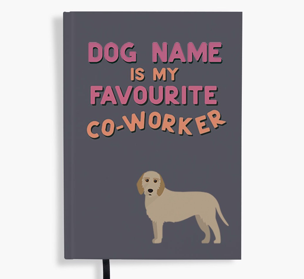 Favourite Co-Worker: Personalised {breedFullName} Notebook