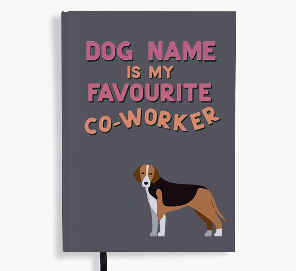 Favourite Co-Worker: Personalised {breedFullName} Notebook