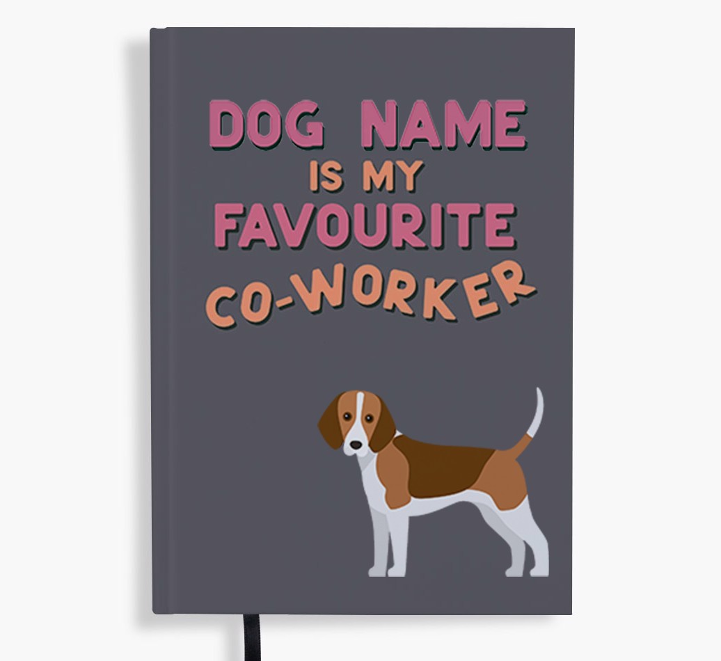Favourite Co-Worker: Personalised {breedFullName} Notebook