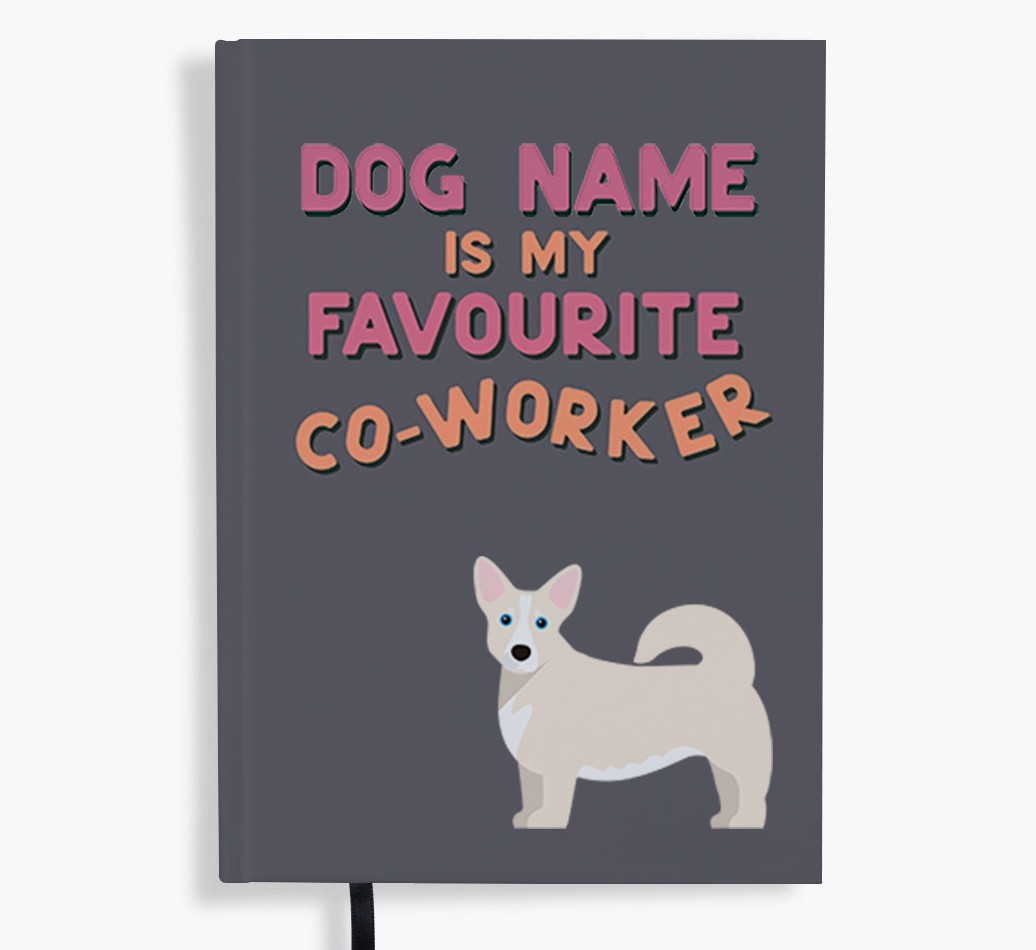 Favourite Co-Worker: Personalised {breedFullName} Notebook
