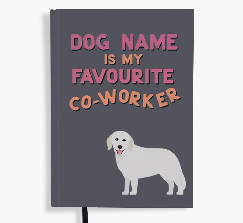 Favourite Co-Worker: Personalised {breedFullName} Notebook