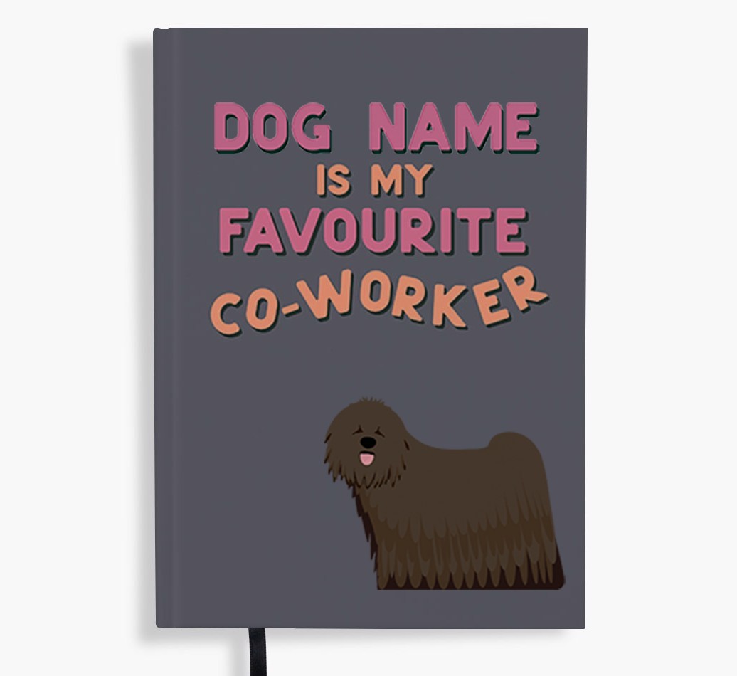 Favourite Co-Worker: Personalised {breedFullName} Notebook