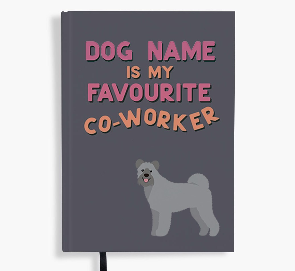 Favourite Co-Worker: Personalised {breedFullName} Notebook