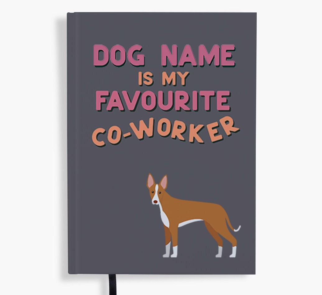 Favourite Co-Worker: Personalised {breedFullName} Notebook