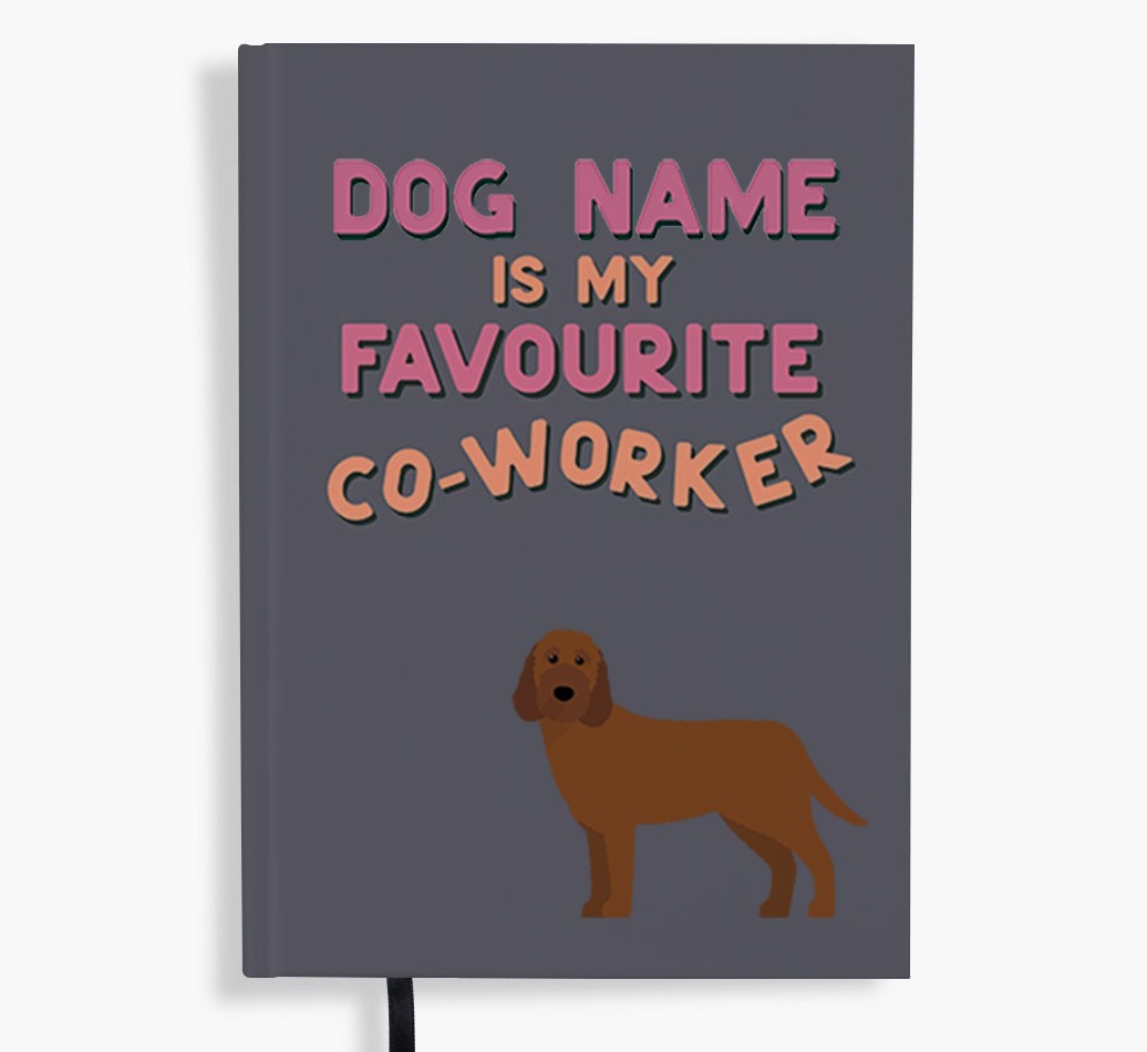 Favourite Co-Worker: Personalised {breedFullName} Notebook