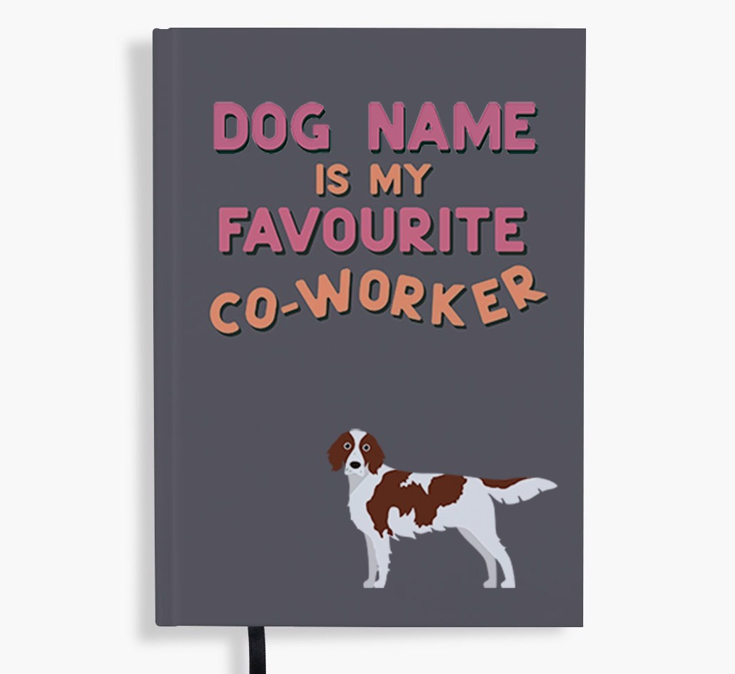 Favourite Co-Worker: Personalised {breedFullName} Notebook