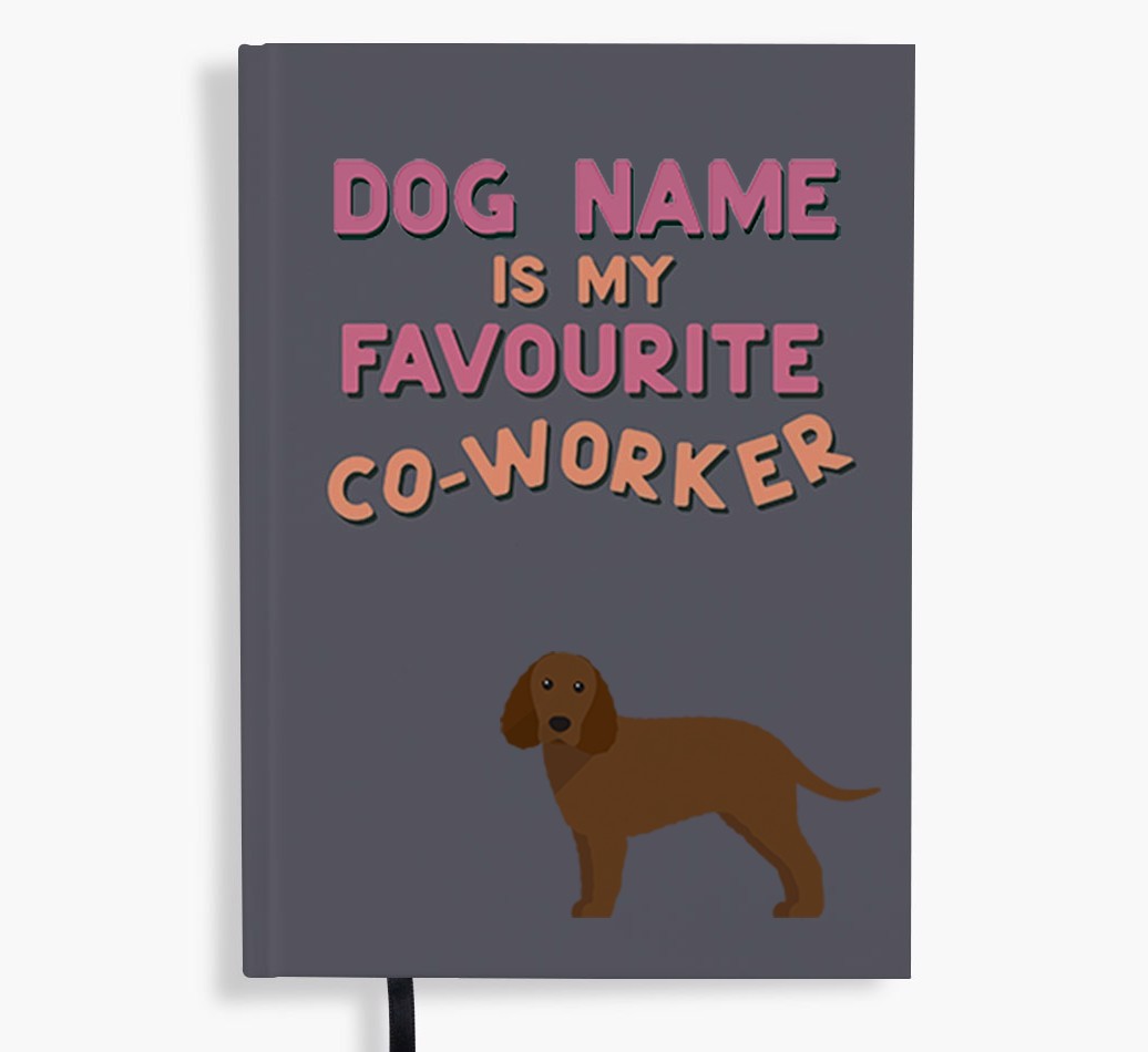 Favourite Co-Worker: Personalised {breedFullName} Notebook