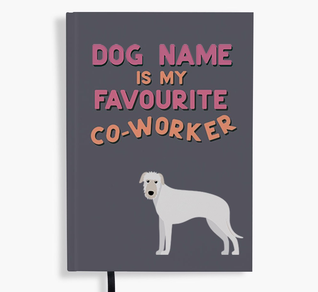 Favourite Co-Worker: Personalised {breedFullName} Notebook