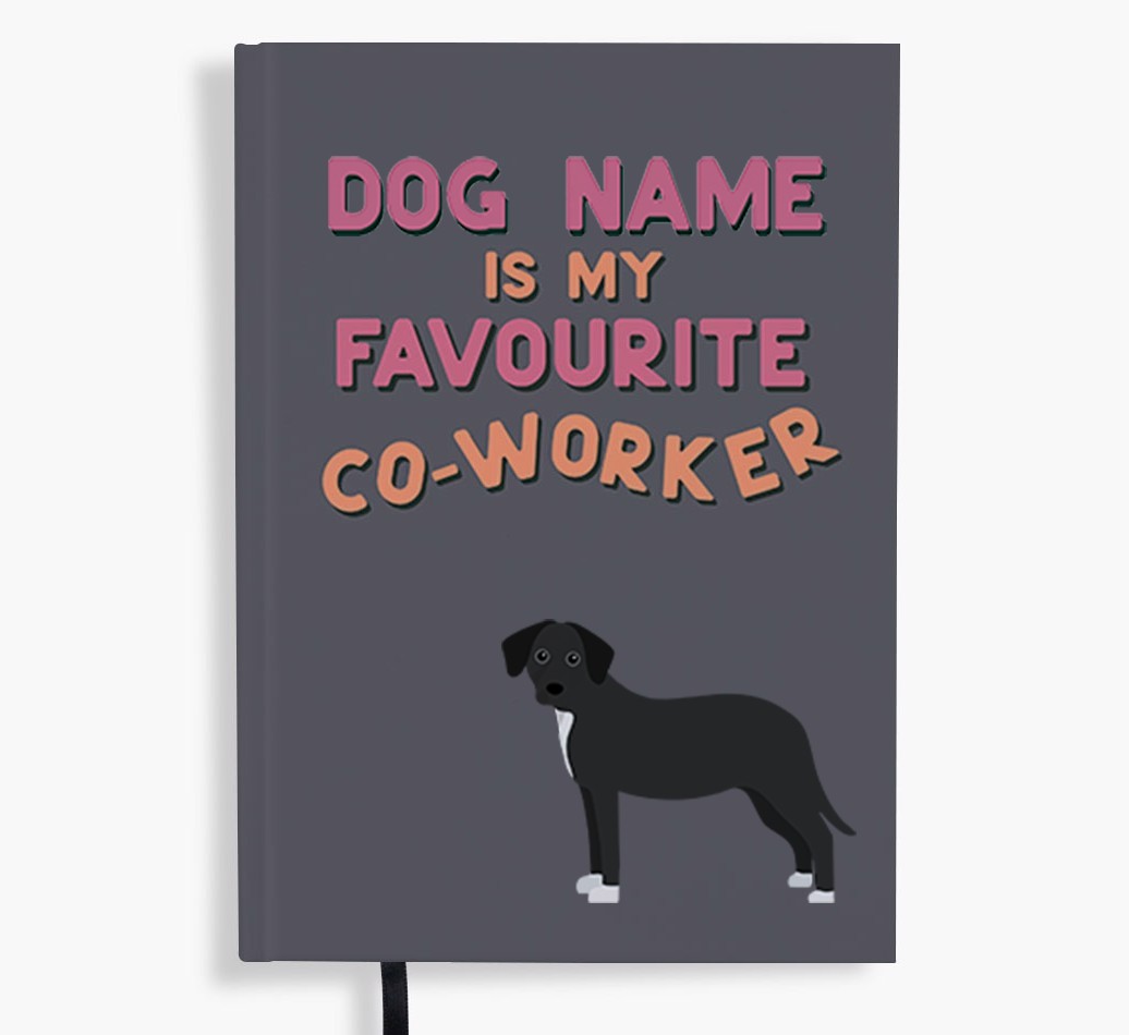 Favourite Co-Worker: Personalised {breedFullName} Notebook