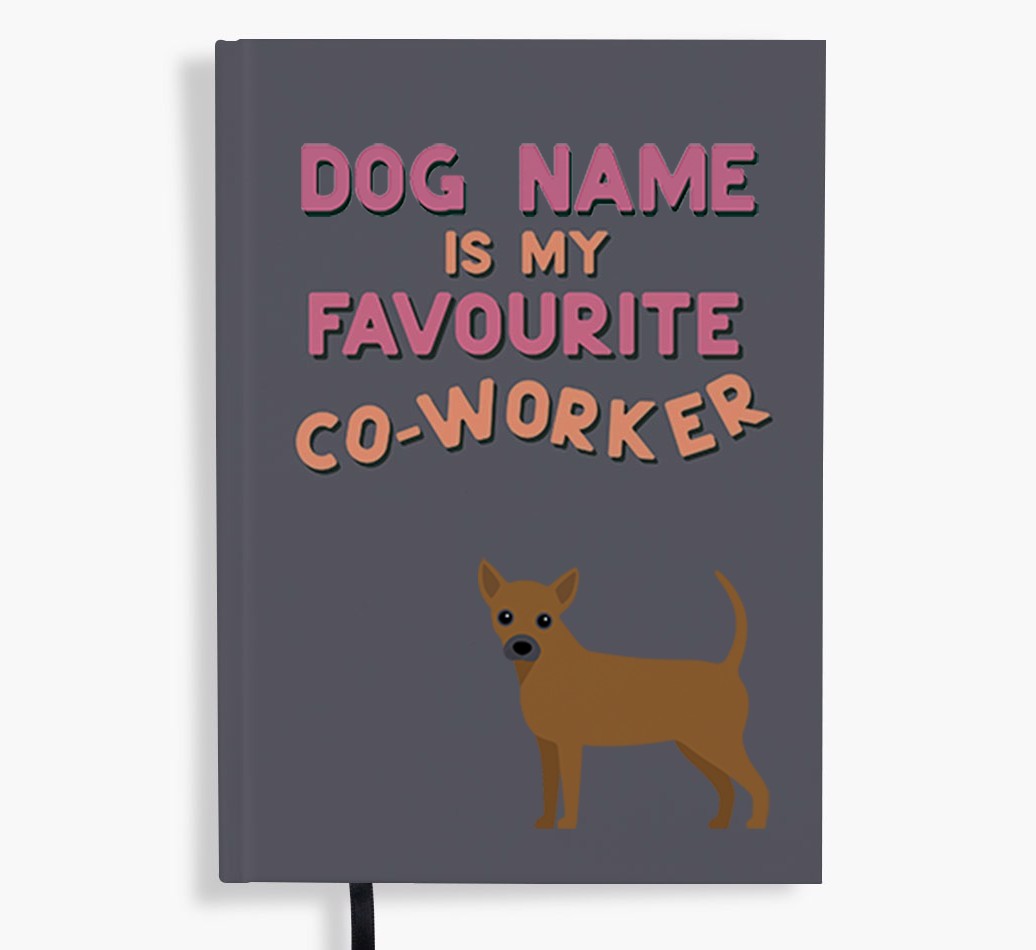 Favourite Co-Worker: Personalised {breedFullName} Notebook