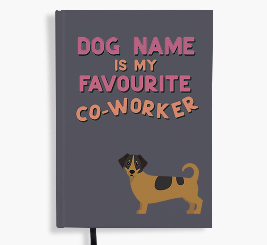 Favourite Co-Worker: Personalised {breedFullName} Notebook