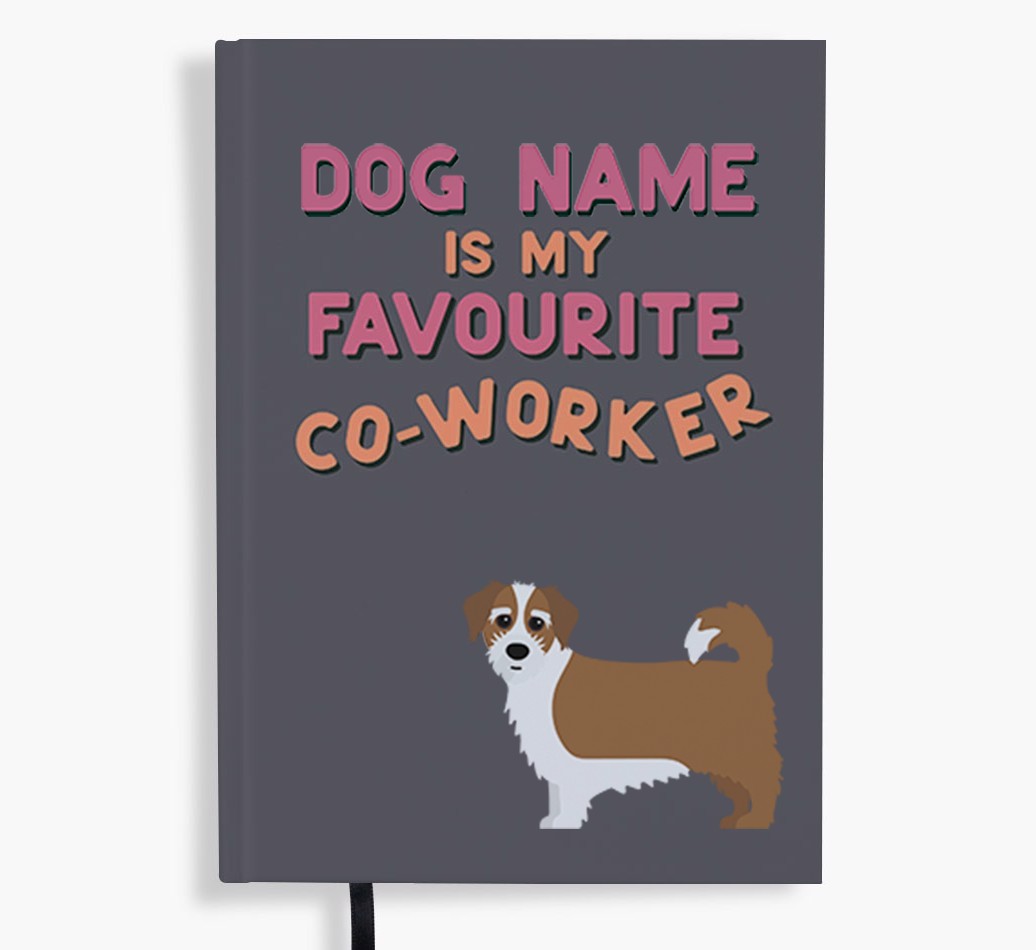 Favourite Co-Worker: Personalised {breedFullName} Notebook