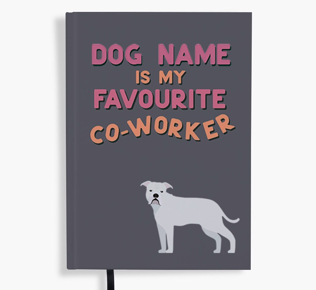 Favourite Co-Worker: Personalised {breedFullName} Notebook
