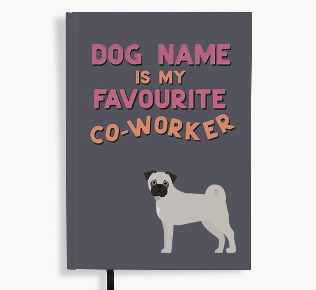 Favourite Co-Worker: Personalised {breedFullName} Notebook