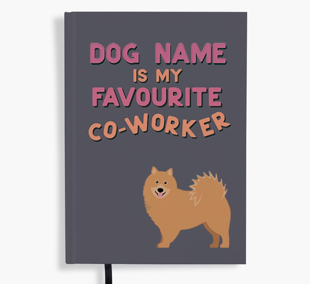Favourite Co-Worker: Personalised {breedFullName} Notebook