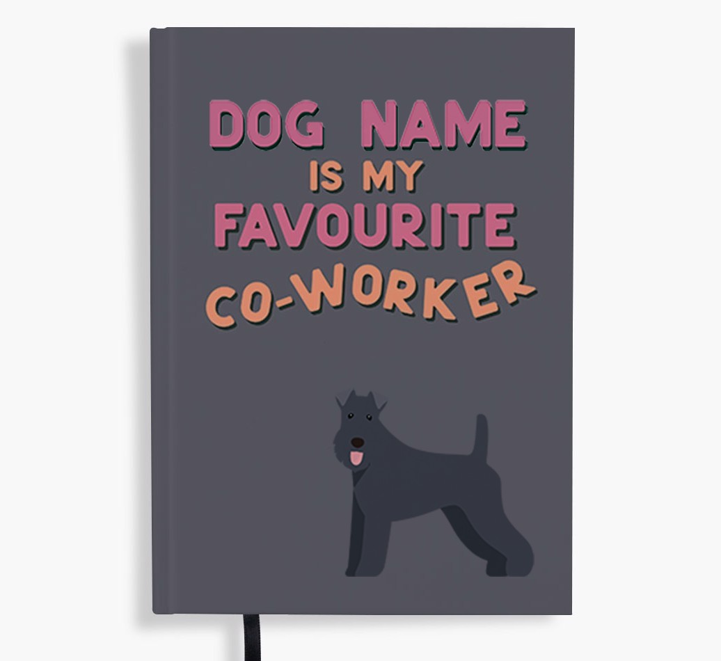 Favourite Co-Worker: Personalised {breedFullName} Notebook