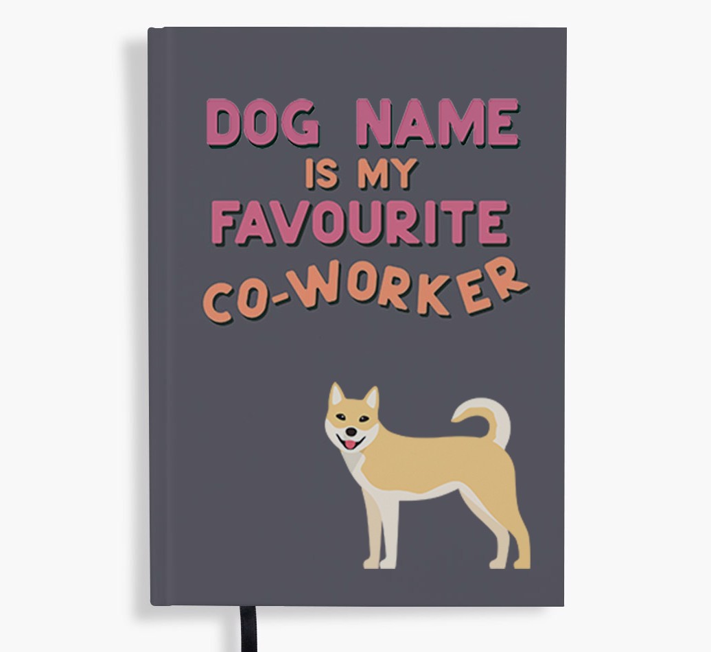 Favourite Co-Worker: Personalised {breedFullName} Notebook