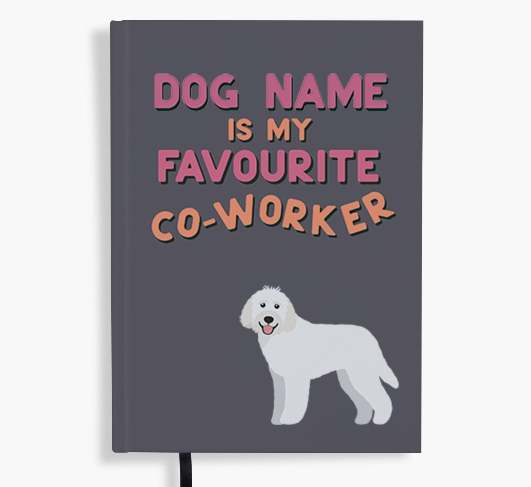 Favourite Co-Worker: Personalised {breedFullName} Notebook
