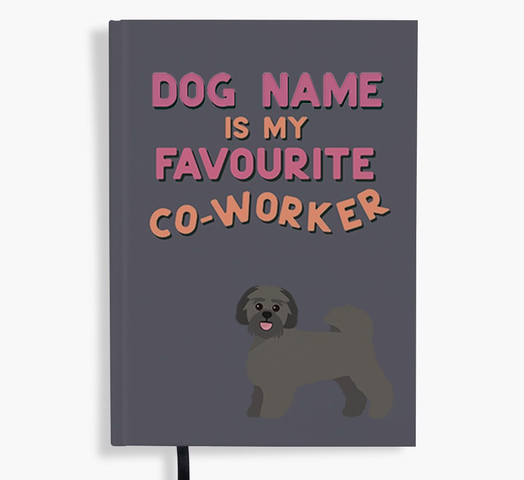 Favourite Co-Worker: Personalised {breedFullName} Notebook