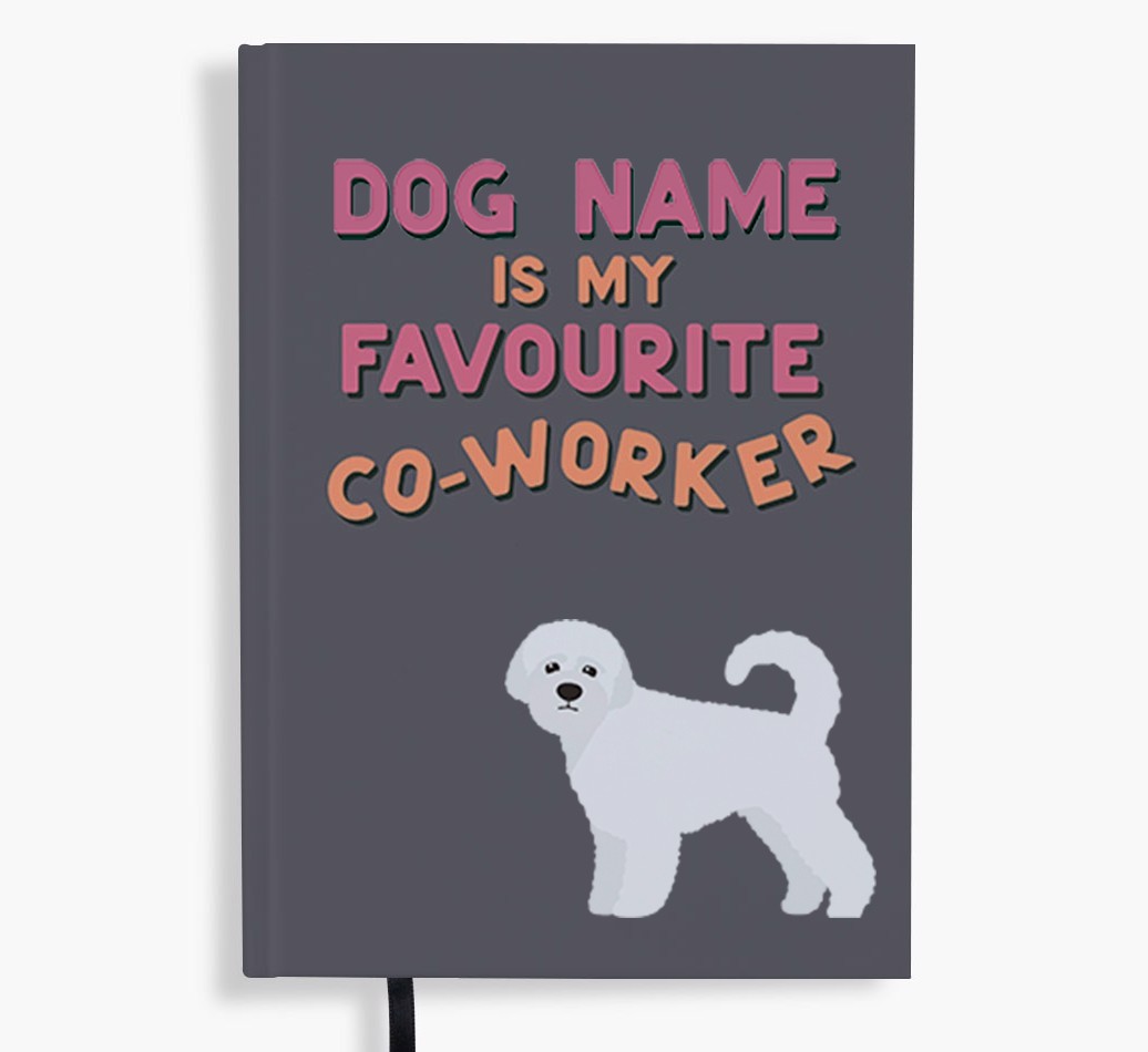 Favourite Co-Worker: Personalised {breedFullName} Notebook