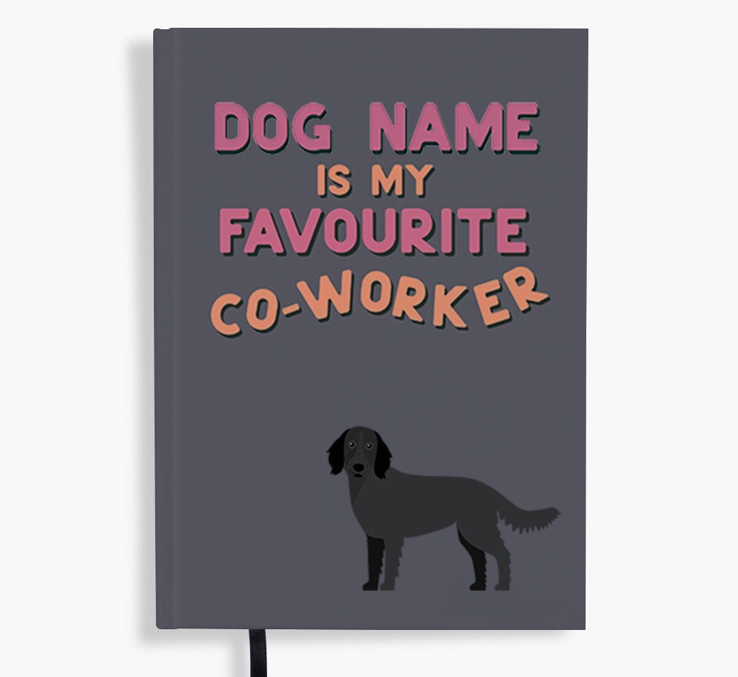 Favourite Co-Worker: Personalised {breedFullName} Notebook