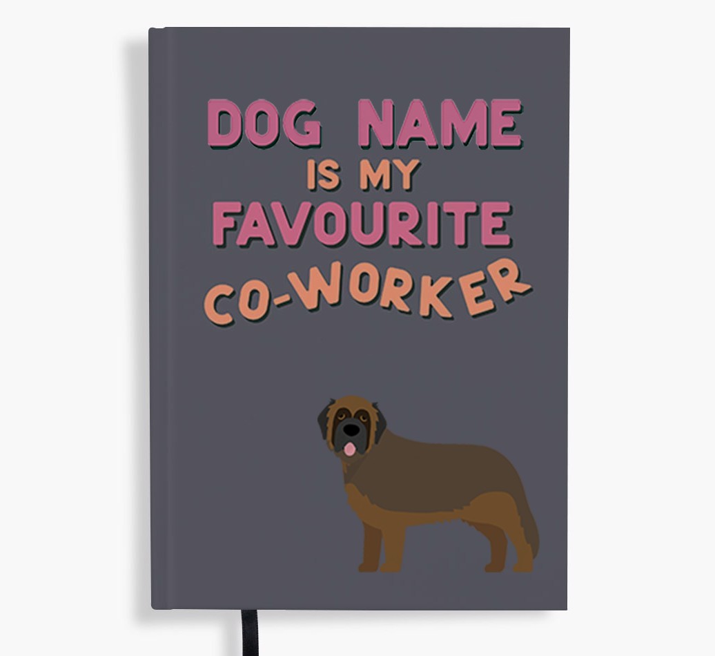 Favourite Co-Worker: Personalised {breedFullName} Notebook