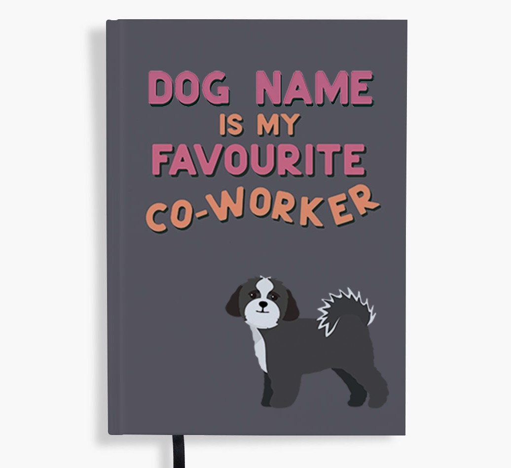 Favourite Co-Worker: Personalised {breedFullName} Notebook