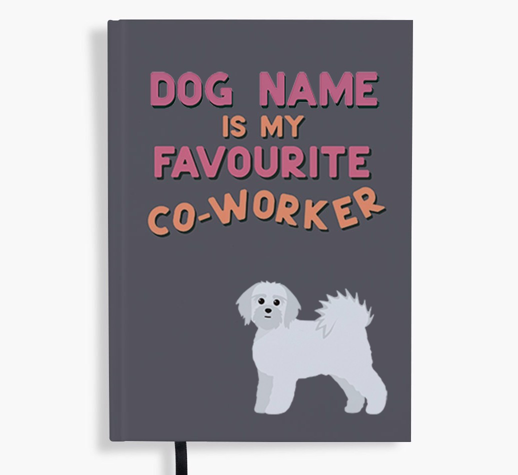 Favourite Co-Worker: Personalised {breedFullName} Notebook