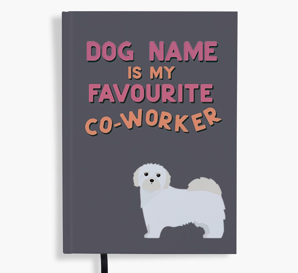Favourite Co-Worker: Personalised {breedFullName} Notebook
