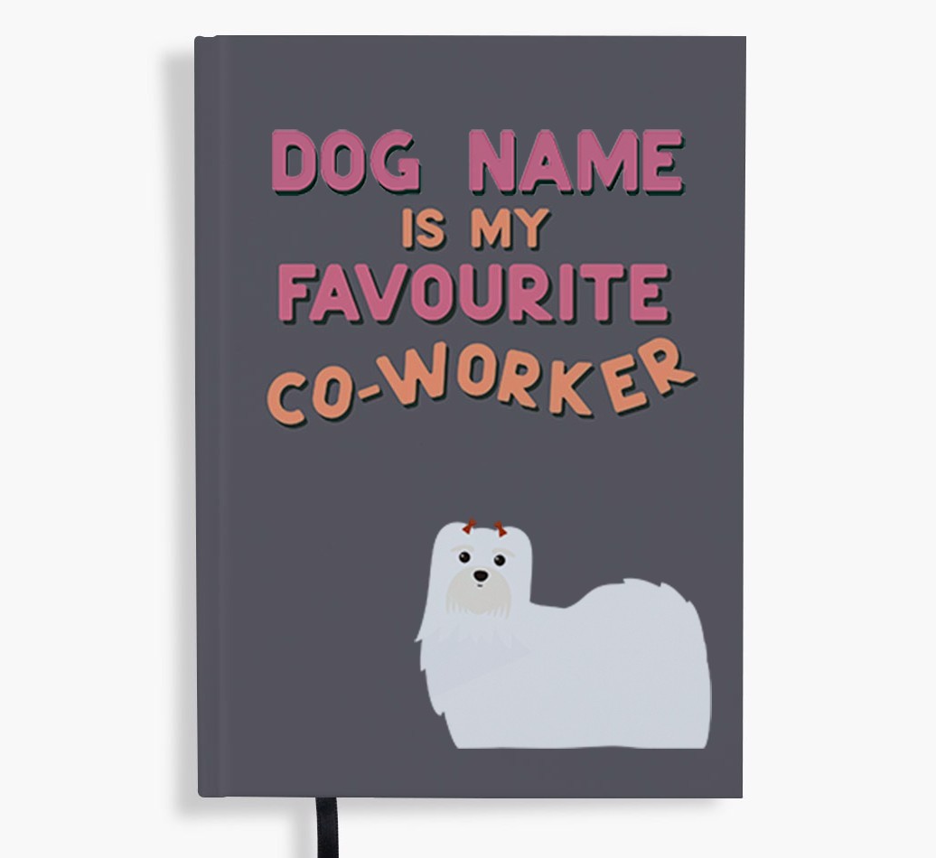 Favorite Co-Worker: Personalized {breedFullName} Notebook