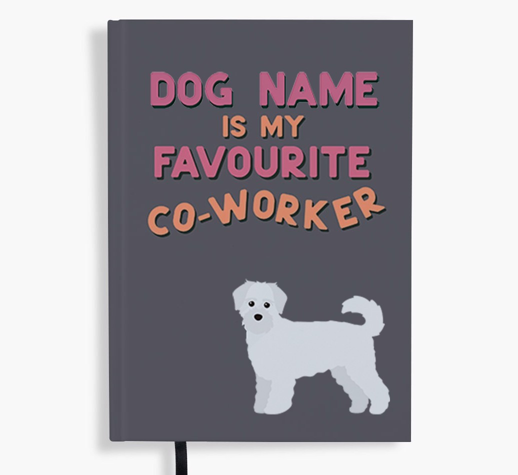 Favourite Co-Worker: Personalised {breedFullName} Notebook