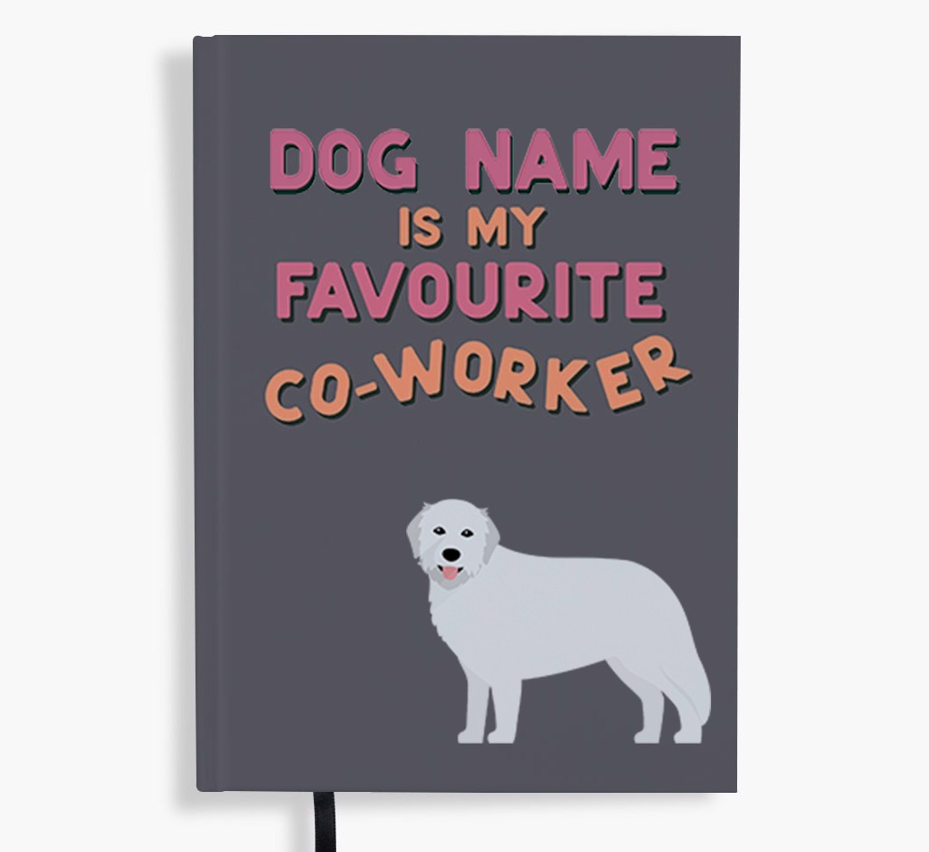 Favourite Co-Worker: Personalised {breedFullName} Notebook