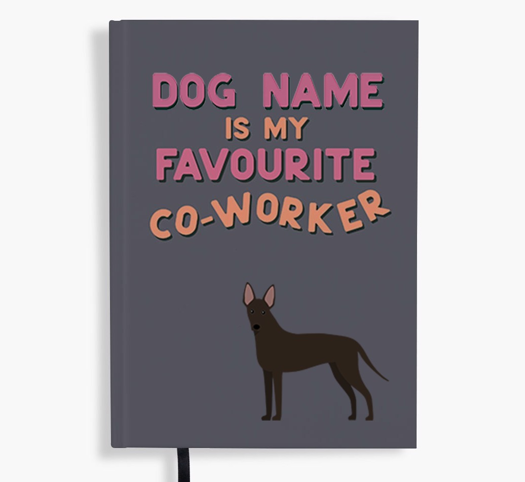 Favourite Co-Worker: Personalised {breedFullName} Notebook